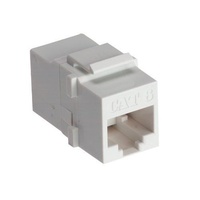 Cabac RJ45 Cat6 Coupler Keystone Style Cabinet Wall Plates & Patch Panels Adapter