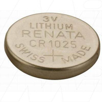 Renata CR1025(R) Specialised( LiMnO2 )Lithium Battery Coin Cell 3V 30mAh
