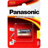 Panasonic CR123A 3V 1.55Ah  Lithium Battery Replaces CR123A CR123AS DL123A  
