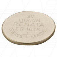 Renata CR1616(R) Specialised( LiMnO2 )Lithium Battery Coin Cell 3V 75mAh