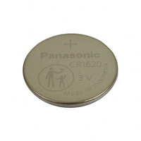 Panasonic CR1620/BN Lithium Manganese Dioxide Coin Cell Battery 3V 75mAh 0.2Wh