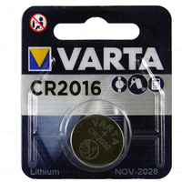 Varta CR2016-BP1(V)-10X Consumer Lithium Battery Coin Cell 3V 90mAh 10PK
