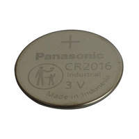 Panasonic CR2016/BN Lithium Manganese Dioxide Coin Cell Battery 3V 90mAh 0.3Wh