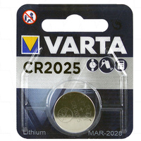 Varta CR2025-BP1(V)-10X Consumer Lithium Battery Coin Cell 3V 170mAh 10PK