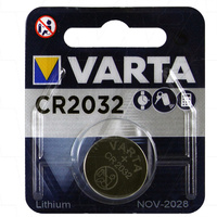 Varta CR2032-BP1(V) Consumer Lithium Battery Coin Cell 3V 230mAh
