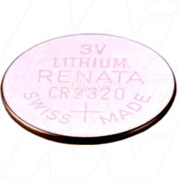 Renata CR2320(R) Specialised( LiMnO2 )Lithium Battery Coin Cell 3V 150mAh