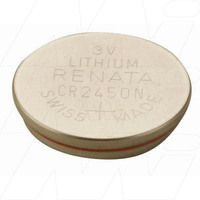 Renata CR2450N(R) Specialised( LiMnO2 )Lithium Battery Coin Cell 3V 560mAh
