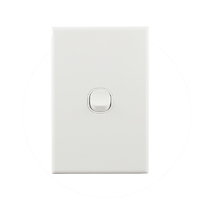 Connected Switchgear Basix S Series Light Switch 1 Gang - White