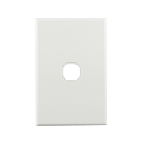 Connected Switchgear Basix S Series Grid Plate 1 Gang - White