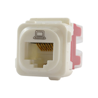 Connected Switchgear RJ45 CAT5E Data Jack - White