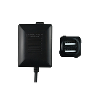 Connected Switchgear Dual USB Charger Fast Charge - Black