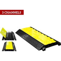 3X 6.5Cm Channel Cable Guard Extreme Heavy Duty Ramp