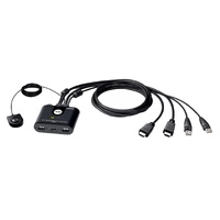 Aten 2-Port USB Full HD HDMI Cable KVM Switch