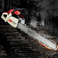 Giantz Chainsaw Petrol 92CC 24" Bar Commercial E-Start Pruning Chain Saw