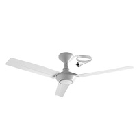 Arlec 1200mm 3 Blade 30W motor Ceiling Fan with 4m Long powercord and plug