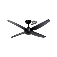 Arlec CSF484BDIY 120cm Black AC DIY 4 Blade Ceiling Fan