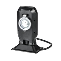 Click 2 Outlet Garden Power Socket with Timer IP55 2x10A Spike Mount 1.5m Cord