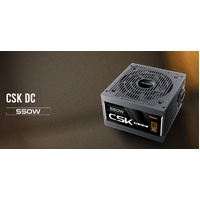 Antec CSK550DC 80+ Bronze 2x PCIE 5.1, Continuous Power, DC to DC, Flat Cables, 5Yrs Warranty. CircuitShield, Thermal,Reliable Value Power Supply