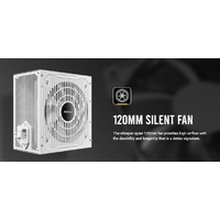 Antec CSK750DC White 80+ Bronze 4x PCIE 5.1, Continuous Power, DC to DC, Flat Cables. CircuitShield, Thermal,Reliable Value Power Supply 5yrs wty