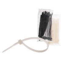 DOSS 202mm Cable Tie 100Pk Clear -Natural - 100 Pack