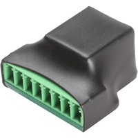 RJ45 CONNECTOR TO 8 PIN BLOCK
