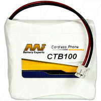 MI CTB100-BP1 NiMH Cordless Telephone Battery 2.4V Audioline British Telecom 