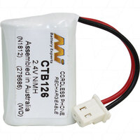 MI CTB126-BP1 NiMH Cordless Telephone Battery 2.4V Uniden