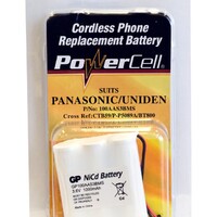 Powercell 3.6V NICAD 1000MAH Cordless Phone Replacement Battery suits Uniden Panasonic Phone