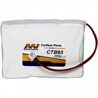 MI CTB93-BP1 NiMH Cordless Telephone Battery 3.6V Suitable for Aastra DeTeWe