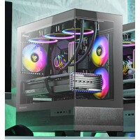Antec CX500M ARGB Seamless  mATX, ITX, USB-C, Up to 6 Fans. 3 x ARGB included (2x Front Right, 1 x Rear). Gaming Case
