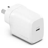 Cygnett PowerPlus 25W USB-C PD Fast Wall Charger - White (CY4734PDWCH), Portable,Best for iPhone,Samsung's PPS & USB-C Devices, 2 Years Warranty