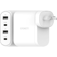 45W MULTIPORT FAST WALL CHARGER USB-C USB-A