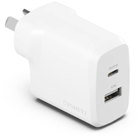 32W USB-C + A DUAL PORT PD WALL CHARGER 