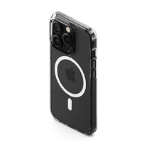 Cygnett AeroMag Apple iPhone 16 Pro Max (6.9') Clear Case  (CY5003CPAEG),TPU Frame,Hard-Shell Back,Magsafe Compatible,4FT DropProof,2 Years Warranty