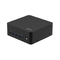 MSI Cubi Z AI 8M with Hawk Point R9, Ryzen 9 8945HS/Up to DDR5/dTPM/2*M.2/2*HDMI/2*USB C 4.0/4*Display/2*LAN/Wifi6E/Card Reader/Power Switch Cable/3Y
