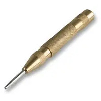 DURATOOL 130mmx13mm Automatic knurled Brass Handle & Hardened Tip Centre Punch
