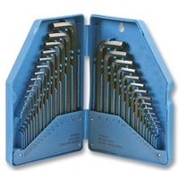 DURATOOL Hex Key Set 0.7 mm - 10 mm 30 Piece