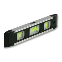 Duratool 230mm Vertical & Horizontal Magnetic Slide with Torpedo Spirit Level