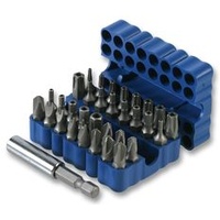 DURATOOL Compact pocket sized bit box Security 33 Piece Magnetic bit holder 