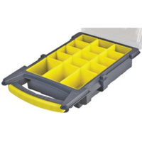 DURATOOL Storage Box General Purpose Storage 62mm 338mm 210mm Depth Double locking lid