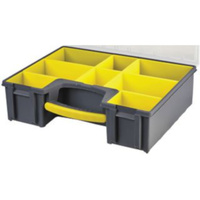 DURATOOL Assorter Plastic General Purpose Storage 30mm 175mm 140mm Depth Lid attached by 2 hinges