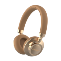 Defunc BT Headphone Plus 10m Wireless Range Well Balanced HiFi Audio Gold Colour