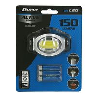 Dorcy Active Series 150 Lumen White LED Headlamp with Two Red Blinking Lights