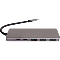 USB 3.1 Type C 9 in 1 Multi Hub USB C to 4K HDMI Videa Adapter