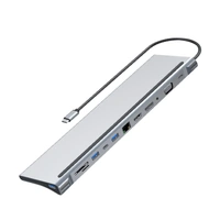 USB 3.1 Type C 13 In 1 Laptop Docking Station Hub-D2363B