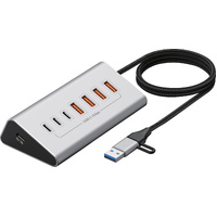USB Type C 3.2 Gen2 7 Port External Hub-D2365A