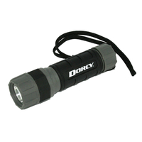Dorcy D2600 Pro Series 140 Lumen Unbreakable LED Mini Torch Black