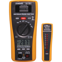 Combination Auto Ranging DMM & LAN Cable Tester