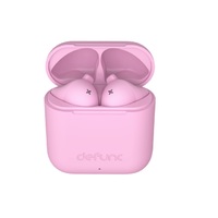 Defunc TRUE GO Pink Wireless Earbuds with Charging Case Slim Multitip Design