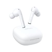 Defunc 3D Stereo Sound Dual Microphone True Entertainment Earbuds White